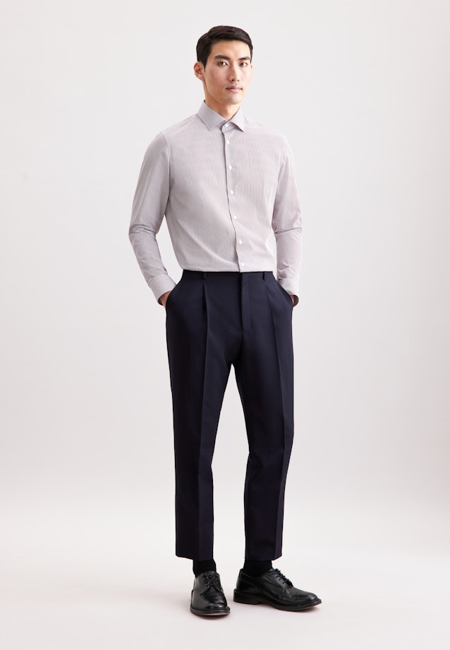 Slim Business Hemd Gestreift in Rot |  Seidensticker Onlineshop