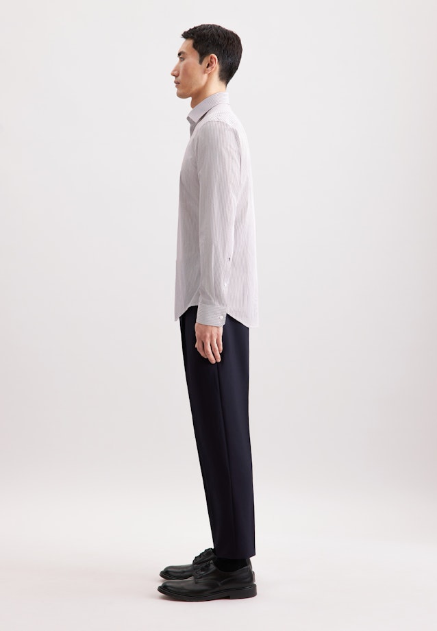 Slim Business Hemd Gestreift in Rot |  Seidensticker Onlineshop