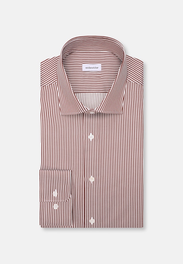 Slim Business Hemd Gestreift in Rot |  Seidensticker Onlineshop