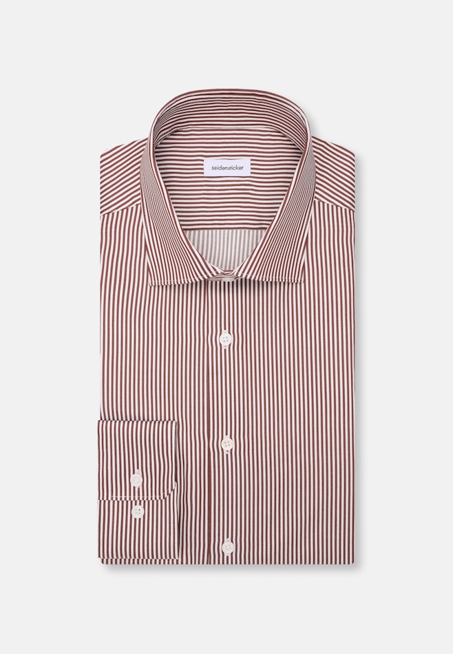 Slim Business Hemd Gestreift in Rot | Seidensticker Onlineshop