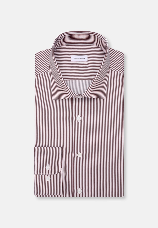 Slim Business Hemd Gestreift in Rot |  Seidensticker Onlineshop