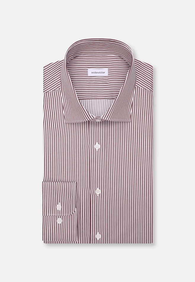 Slim Business Hemd Gestreift in Rot | Seidensticker Onlineshop
