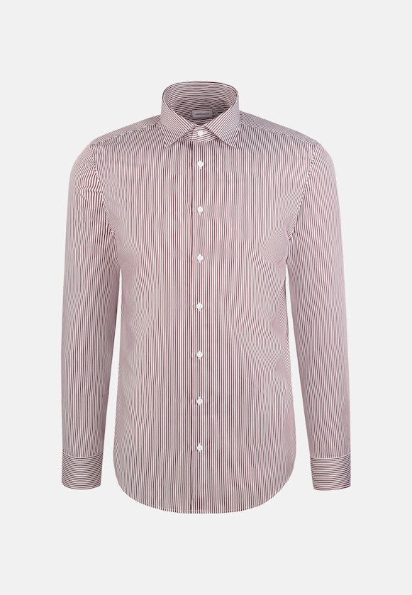 Slim Business Hemd Gestreift in Rot |  Seidensticker Onlineshop