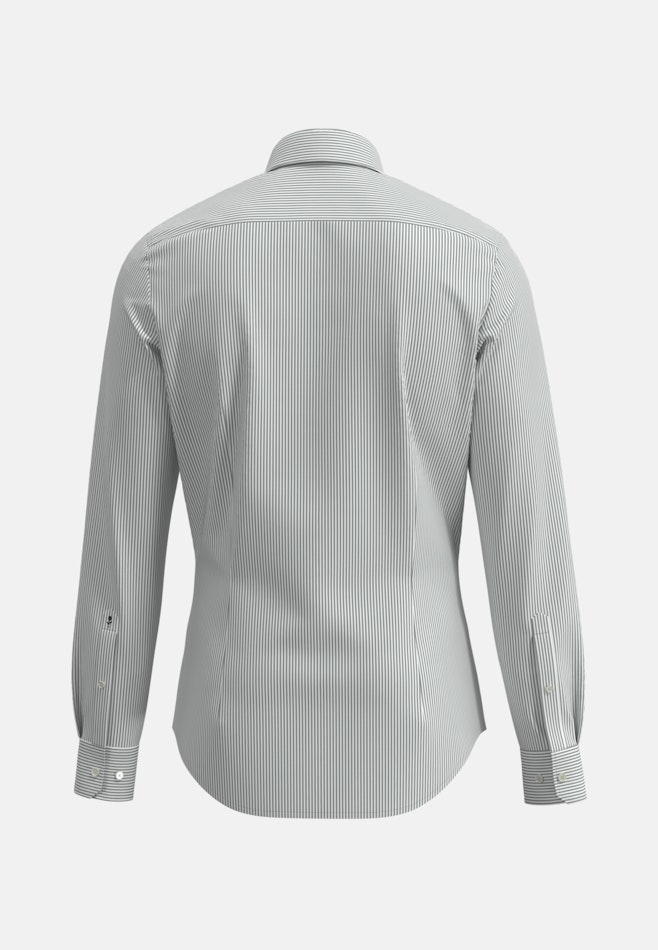 Slim Business Hemd Gestreift in Grün | Seidensticker Onlineshop