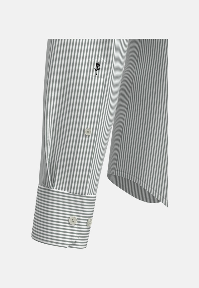 Slim Business Hemd Gestreift in Grün |  Seidensticker Onlineshop