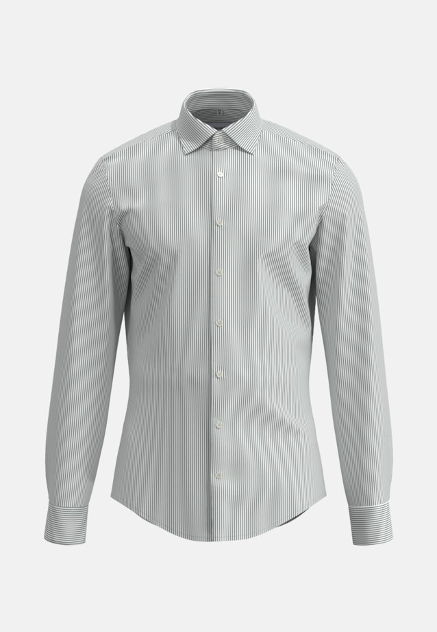 Slim Business Hemd Gestreift in Grün |  Seidensticker Onlineshop
