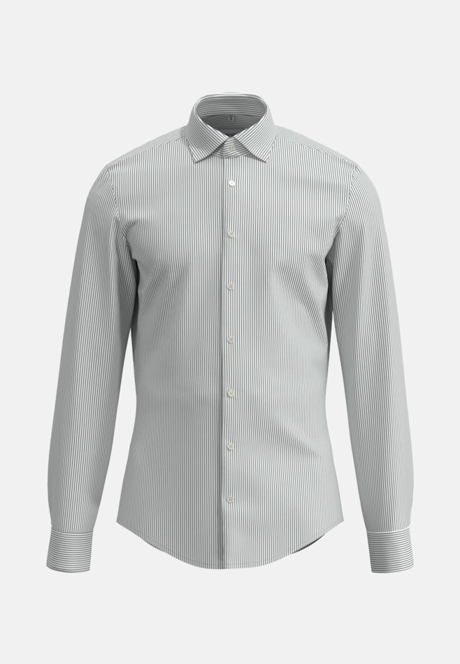 Slim Business shirt Stripes in Green | Seidensticker online shop