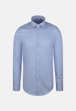 Slim Business Hemd Gestreift in Mittelblau |  Seidensticker Onlineshop