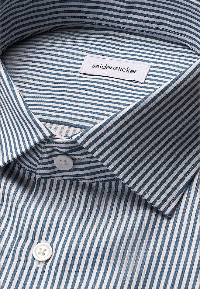 Slim Business Hemd Gestreift in Grün | Seidensticker Onlineshop