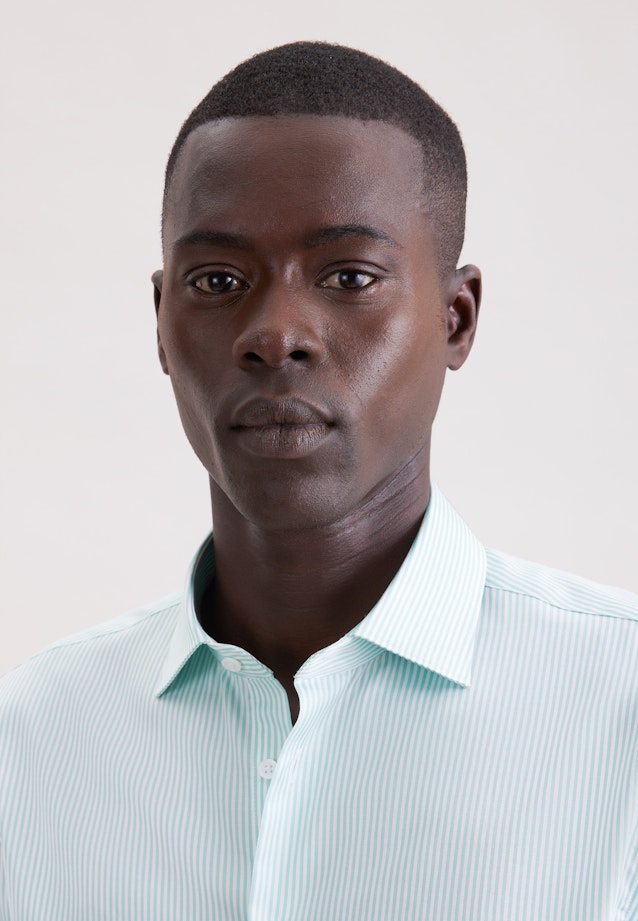 Slim Business Hemd Gestreift in Grün |  Seidensticker Onlineshop