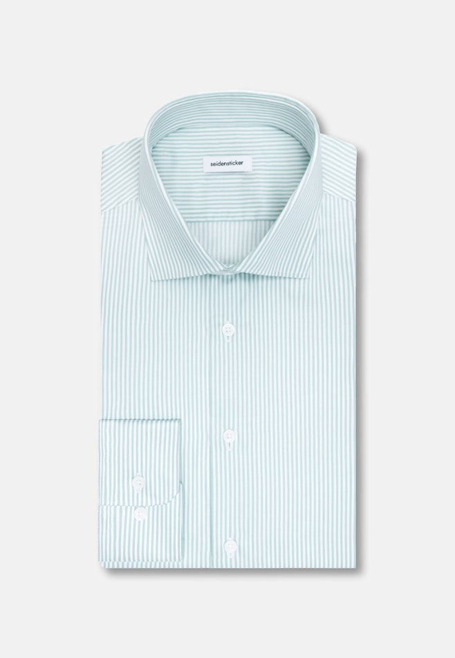 Slim Business Hemd Gestreift in Grün | Seidensticker Onlineshop
