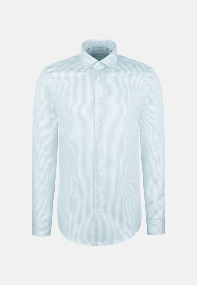 Slim Business Hemd Gestreift in Grün |  Seidensticker Onlineshop