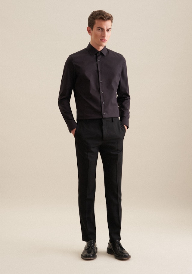 Slim Chemise Business Uni in Noir | Seidensticker Onlineshop
