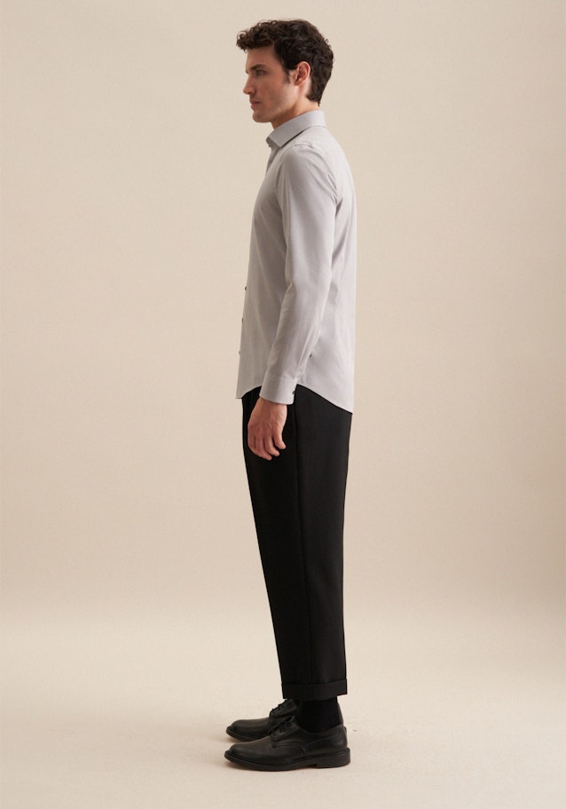 Slim Business Shirt Uni in Grey | Seidensticker Onlineshop
