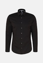 Shaped Business shirt Uni in Black |  Seidensticker Onlineshop