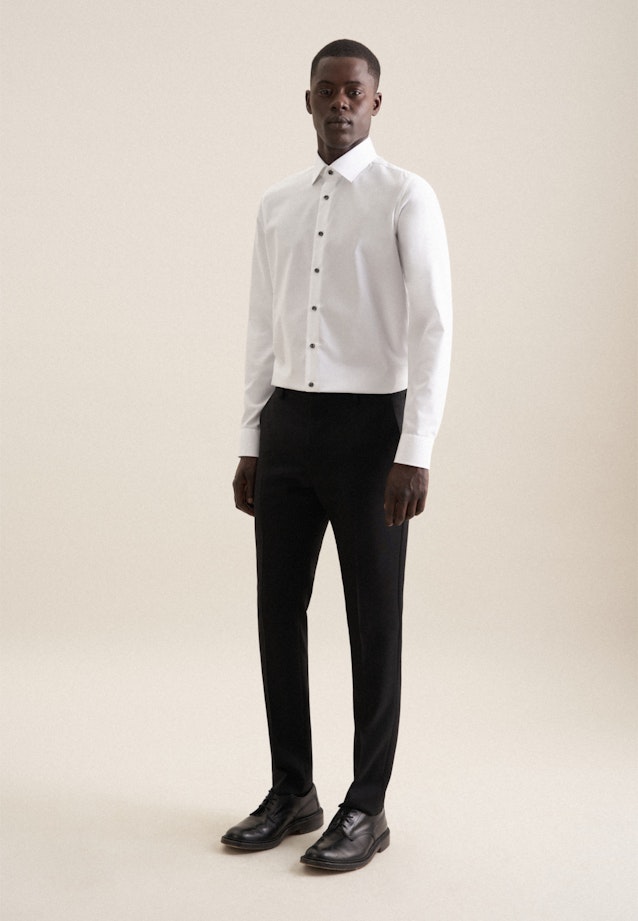 Shaped Chemise d'affaires Uni in Blanc |  Seidensticker Onlineshop
