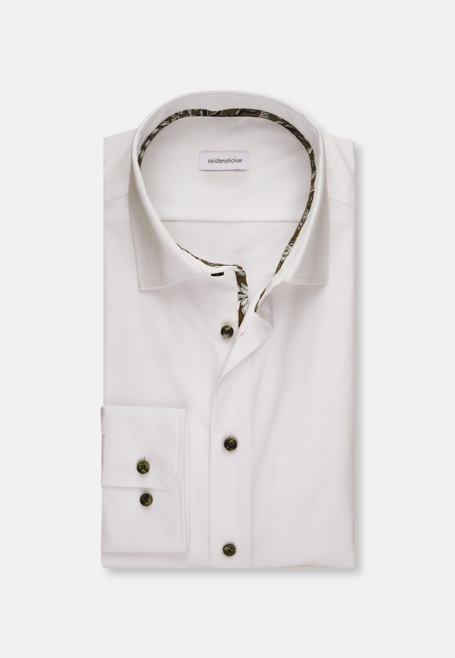 Shaped Chemise d'affaires Uni in Blanc |  Seidensticker Onlineshop