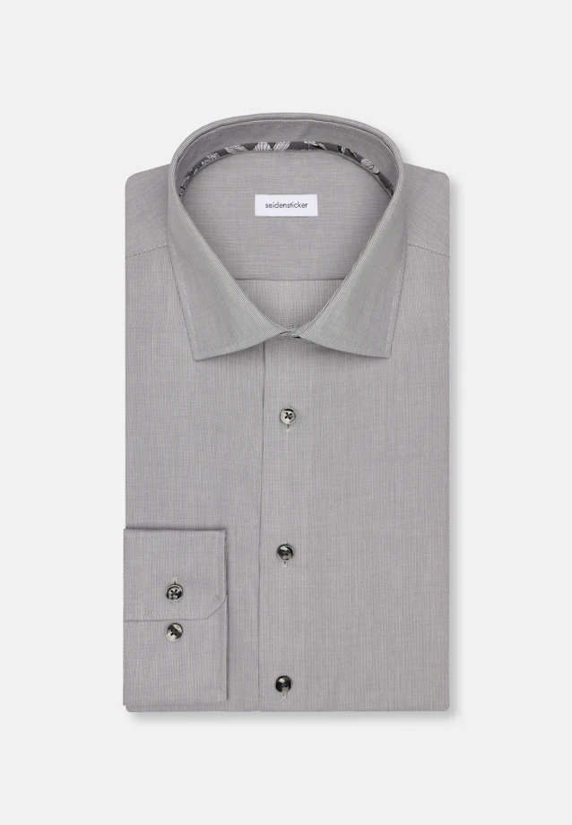 X-Slim Business shirt Uni in Grey |  Seidensticker Onlineshop