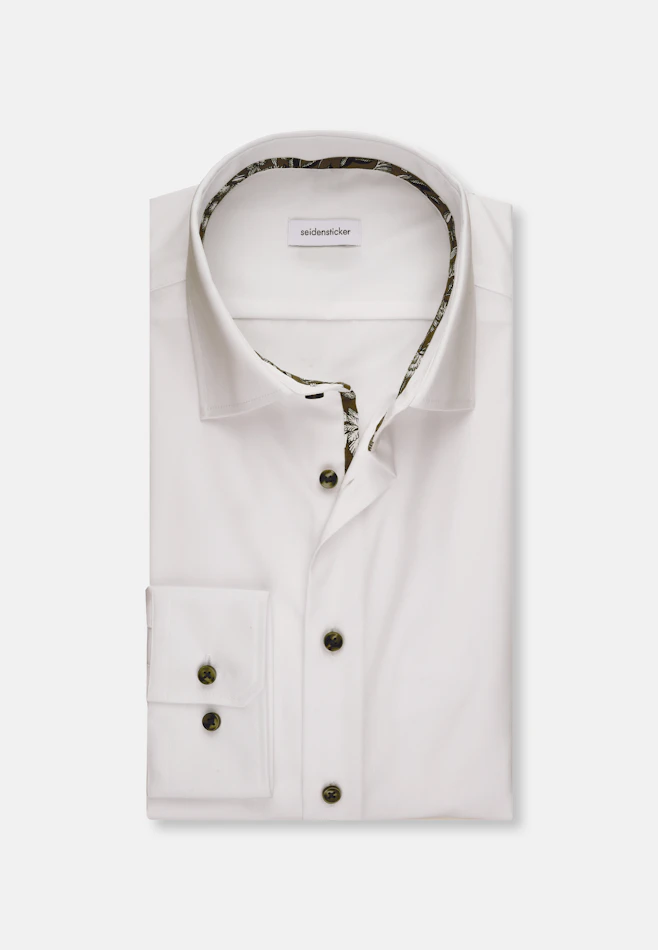 X-Slim Business Hemd Uni in Weiß | Seidensticker Onlineshop