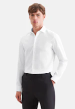Slim Business Hemd Struktur in Weiß |  Seidensticker Onlineshop