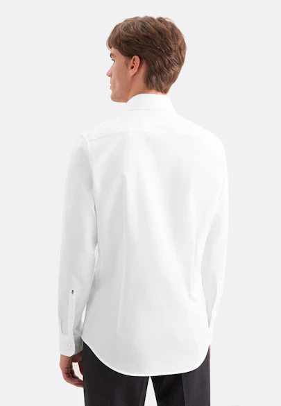 Slim Business shirt Structure in White |  Seidensticker Onlineshop
