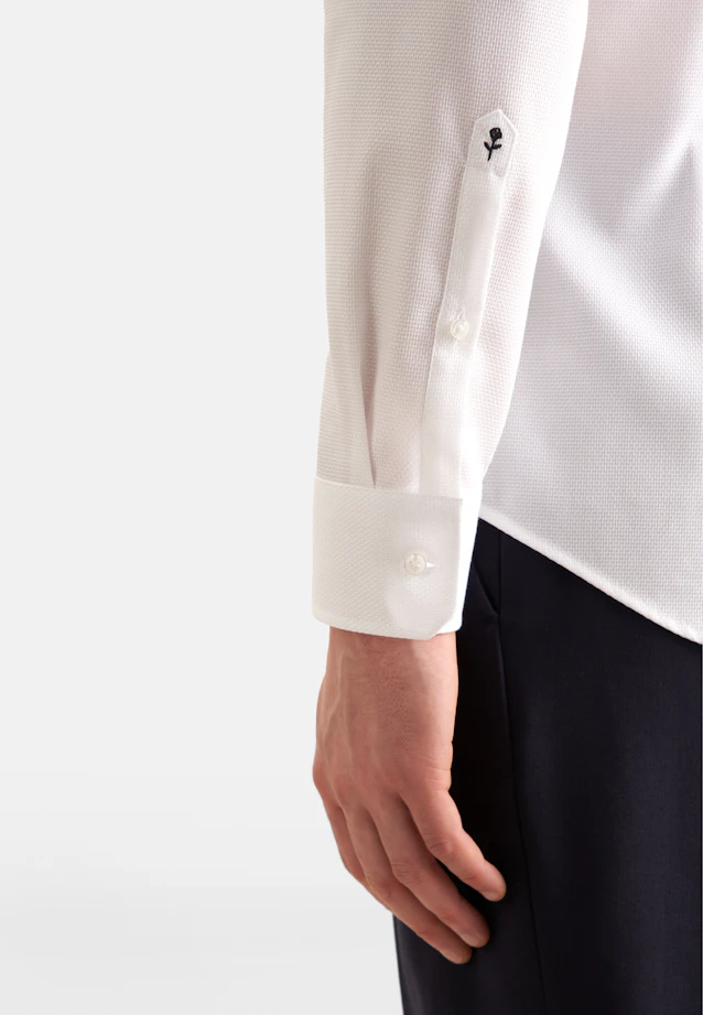 Slim Chemise d'affaires Structure in Blanc |  Seidensticker Onlineshop
