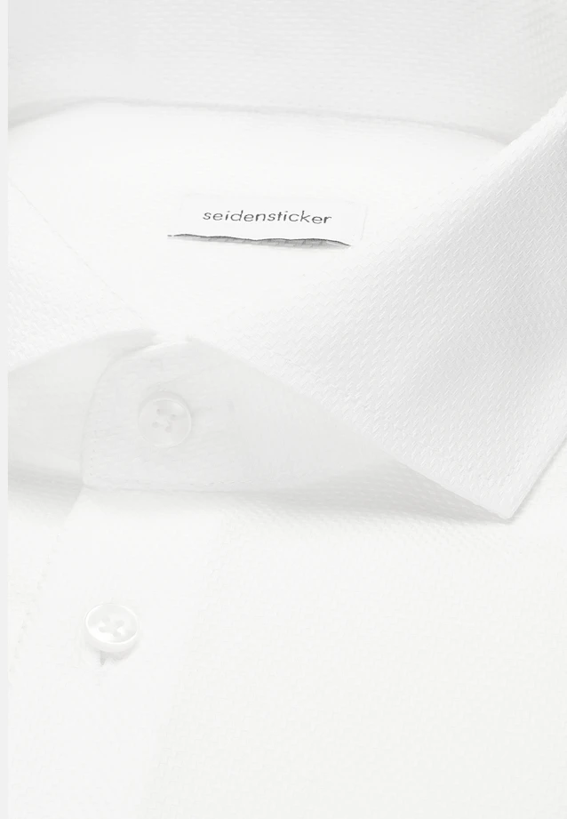 Slim Business Hemd Struktur in Weiß |  Seidensticker Onlineshop