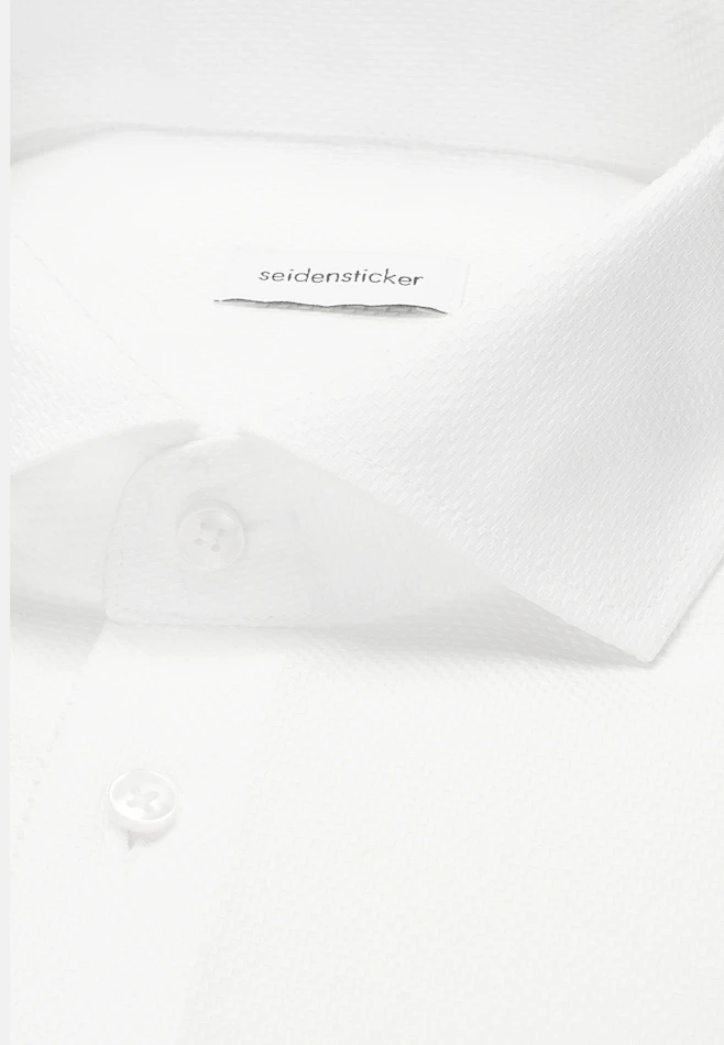 Slim Business Hemd Struktur in Weiß | Seidensticker Onlineshop