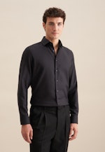 Slim Business shirt Structure in Grey |  Seidensticker Onlineshop