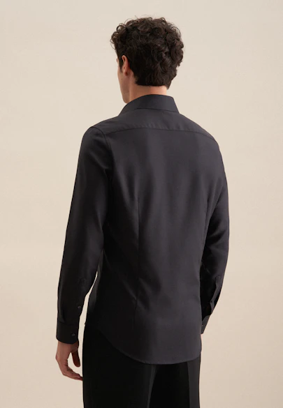 Slim Chemise d'affaires Structure in Gris |  Seidensticker Onlineshop
