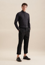 Slim Business shirt Structure in Grey |  Seidensticker Onlineshop