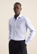 Slim Chemise d'affaires Structure in Bleu Clair |  Seidensticker Onlineshop