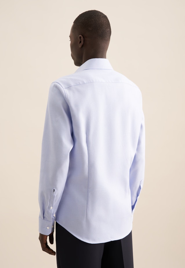 Slim Chemise d'affaires Structure in Bleu Clair |  Seidensticker Onlineshop