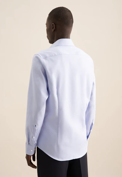 Slim Business Hemd Struktur in Hellblau |  Seidensticker Onlineshop