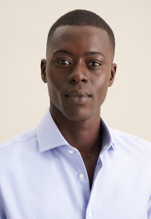 Slim Chemise d'affaires Structure in Bleu Clair |  Seidensticker Onlineshop