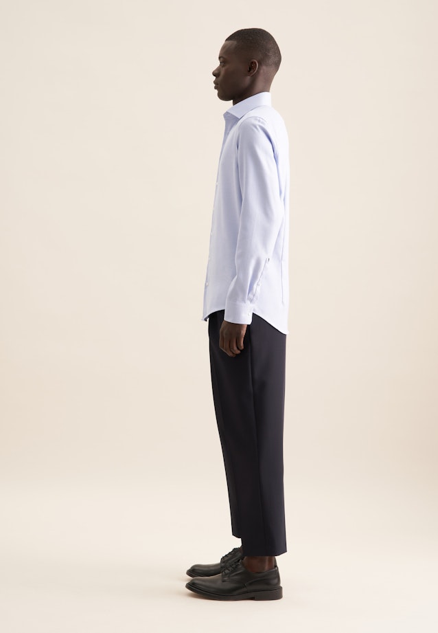 Slim Chemise d'affaires Structure in Bleu Clair |  Seidensticker Onlineshop