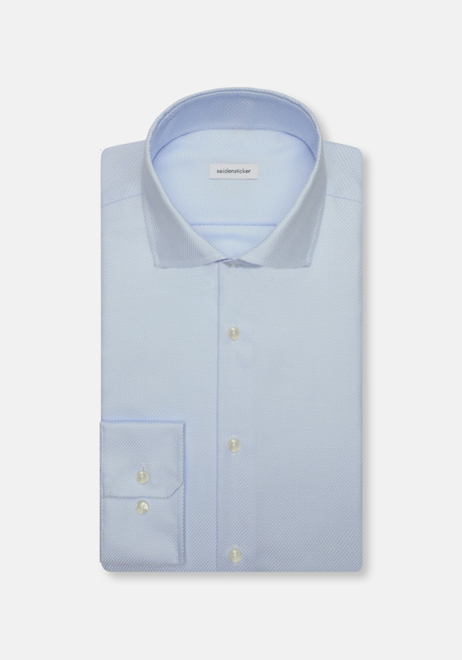 Slim Chemise d'affaires Structure dans Bleu Clair | Boutique en ligne Seidensticker