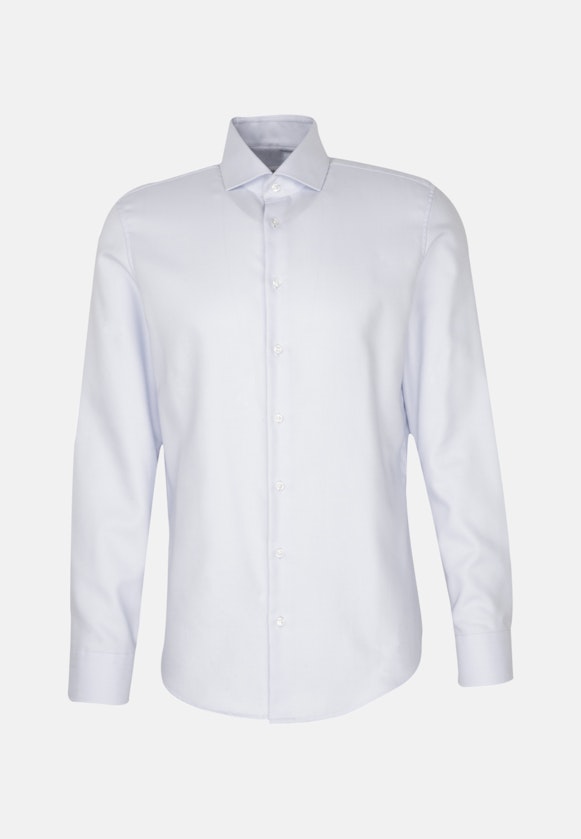 Non-iron Twill Business shirt in Slim with Kent-Collar in Light Blue |  Seidensticker Onlineshop