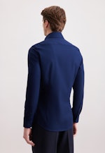 Slim Business Hemd Struktur in Dunkelblau |  Seidensticker Onlineshop