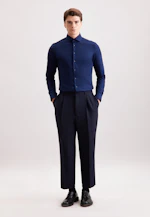 Slim Chemise d'affaires Structure in Bleu Foncé |  Seidensticker Onlineshop