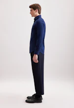 Slim Chemise d'affaires Structure in Bleu Foncé |  Seidensticker Onlineshop