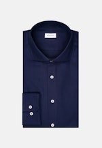 Slim Business Hemd Struktur in Dunkelblau |  Seidensticker Onlineshop