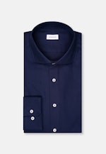 Slim Business Hemd Struktur in Dunkelblau |  Seidensticker Onlineshop