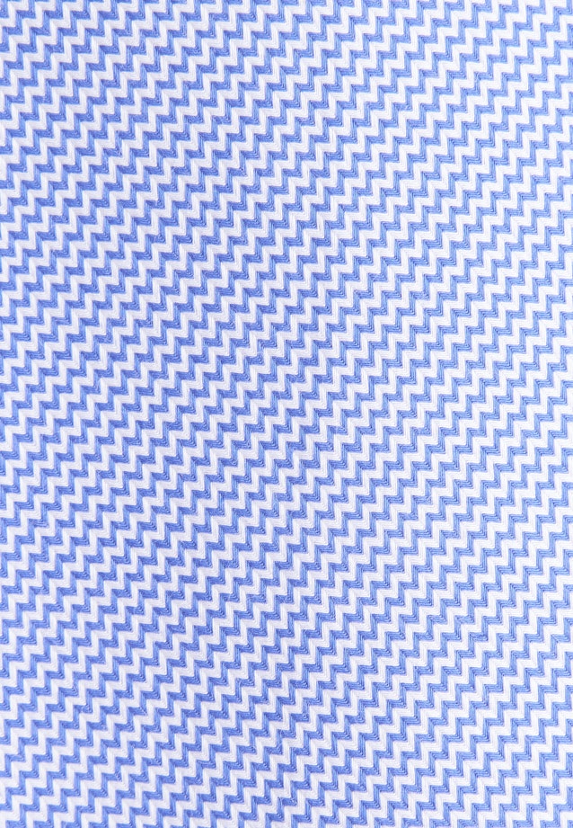 Slim Business Hemd Struktur in Mittelblau |  Seidensticker Onlineshop