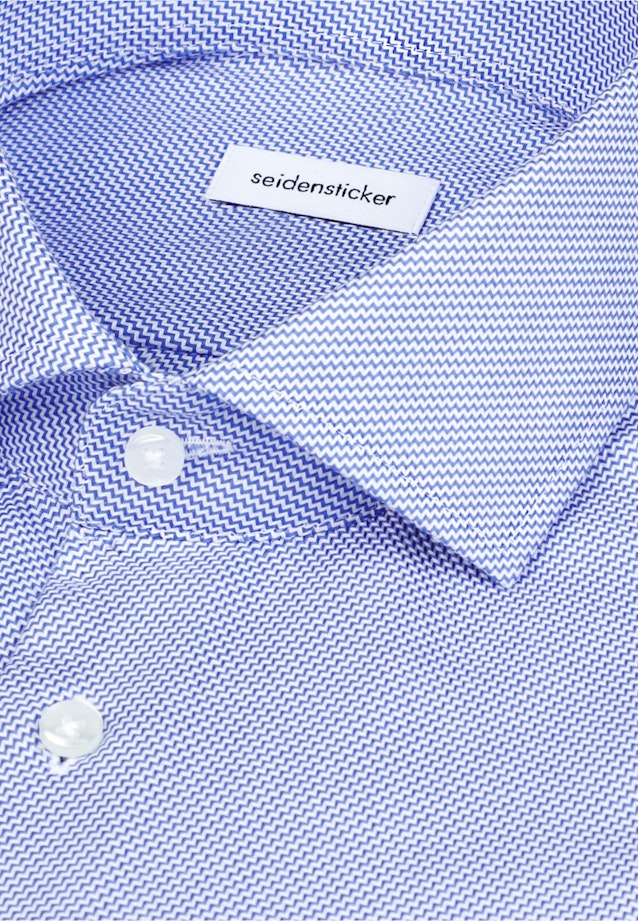 Slim Chemise d'affaires Structure in Bleu Moyen |  Seidensticker Onlineshop
