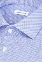 Slim Chemise d'affaires Structure in Bleu Moyen |  Seidensticker Onlineshop