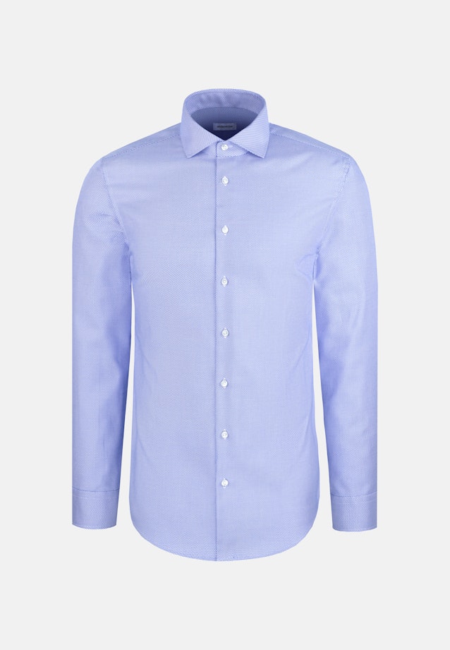 Slim Chemise d'affaires Structure in Bleu Moyen |  Seidensticker Onlineshop