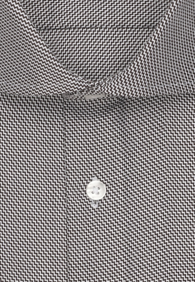 Slim Business shirt Structure in Braun |  Seidensticker Onlineshop