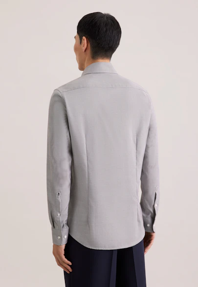 Slim Chemise d'affaires Structure in Marron | Seidensticker Onlineshop