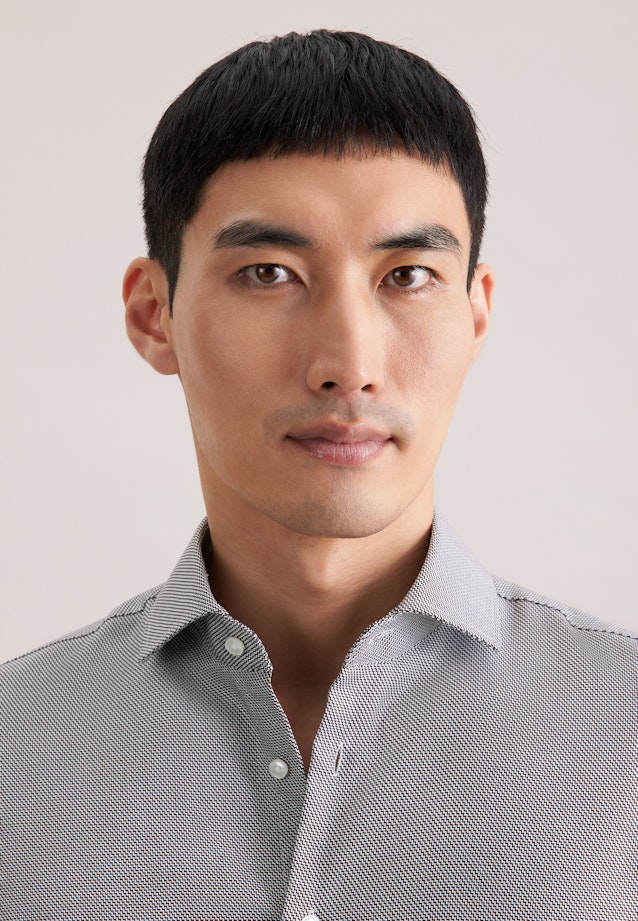 Slim Business shirt Structure in Braun |  Seidensticker Onlineshop